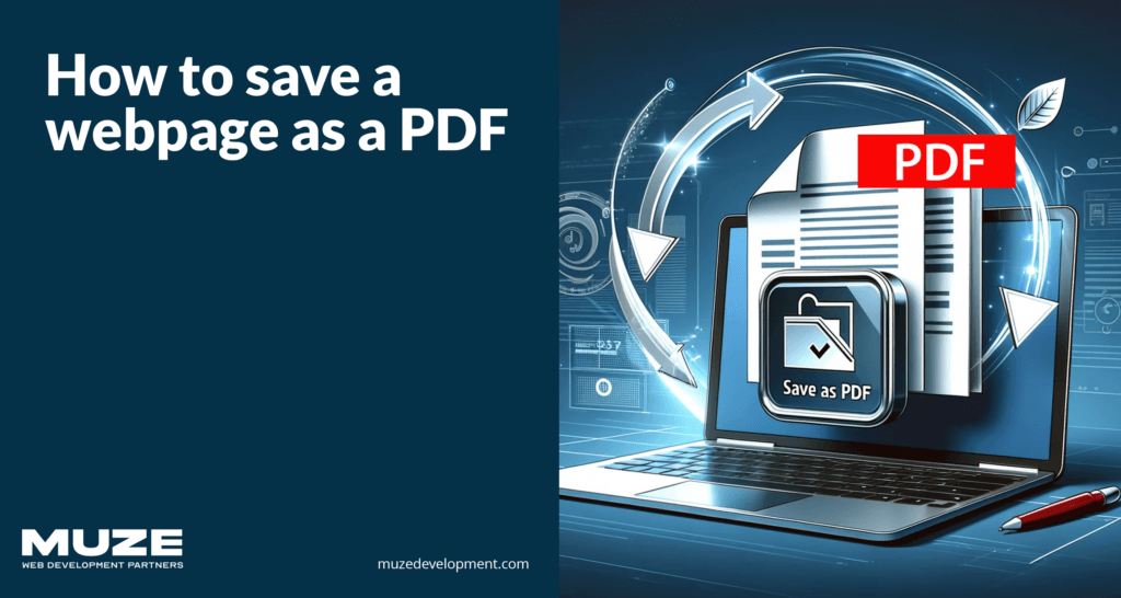How to Save a Webpage as a PDF